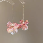 65# Ear Hook-Purple-Tassel flowers