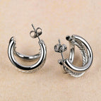 Silver / 0.8*11*19.5 * 26.6mm Single Wire Twist