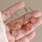27#Pink Tomato Mosquito Repellent Coil Ear Clip