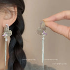 Butterfly Tassel Ear Studs