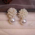 Dense Pearl Ear Studs