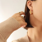 F575-Gold Small Earrings