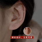 1 # 1 Pair of Double-ended Small Earrings