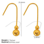 Eh568 Gold Earrings