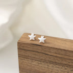 White Big Stars/1 Pair