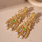 32# Silver Needle-Gold/1.3*1.1cm-Leaves