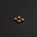 Gold / 4mm Pair