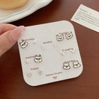 Hxt13 Toy Dog with Glasses Love【Seven Pairs】