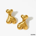 金色耳环D2906