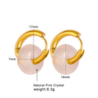 Ck856 Natural Pink Crystal Abacus