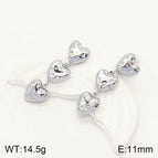 11mm / Silver / 1 Pair/Package