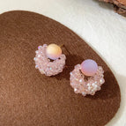 A Style Pink Earrings