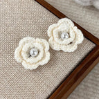 24301a Beige Pearl Flower