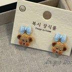 Bear ear studs
