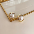 French Fashionable Pearl-Silver Needle