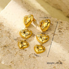 Love Heart Earrings / 18K