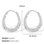 Eh828 Silver Earrings
