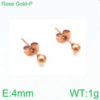 4mm Rose Gold KE96252-Z