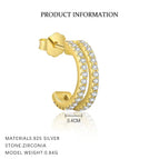E4751-Yellow Gold/Single / 925 Silver
