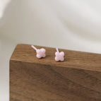 Pink Four-leaf Clover/1 Pair