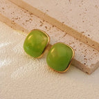 One Size / Green / Ear Studs