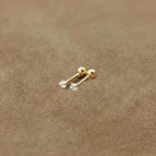 Gold / 3mm Pair