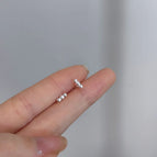 Three consecutive beads【Silver】
