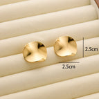 R178 Wave Circle-Gold