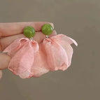 Seaside Vacation Pink Petal Earrings