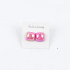 Pink Square Pair