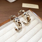 Silver Needle-White-Leopard Print