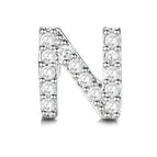 Letter Earrings N (Single Piece)