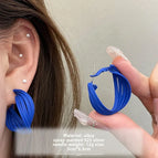 0729 Blue Folding Ear Cuffs