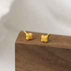 Yellow Four-leaf Clover/1 Pair