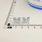 Butterfly Opal-Silver Needle