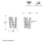 Platinum-Plated-N / 925 Silver