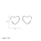 Silver / round Edge Love