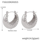 F1611-Silver Earrings