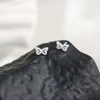 White Hollow Butterfly/1 Pair