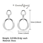 One Size / Silver / A Pair
