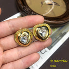 OM833 White Love Earrings