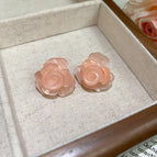 17# Silver Needle-Pink Flowers