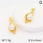 31*13mm / Gold / 1 Pair/Package