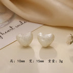 Large Love Cotton Pearl (S925 Sterling Silver Needle)