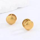 One Size / Gold Shell Pattern
