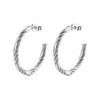 3 Twisted Wire C- Shaped Steel Color