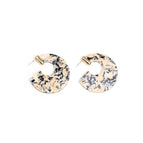 EH 00196m Black Acetate Earrings