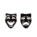 Crying Smiling Face Black