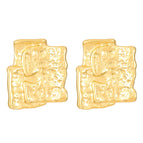 18K Real Gold Geometric Fold G-065