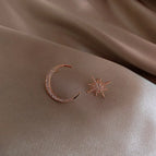 37# Golden Star and Moon【E0199 Silver Needle】